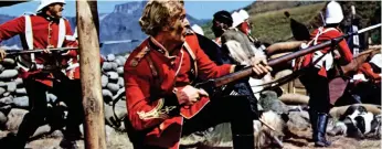  ??  ?? Picture of courage: Michael Caine as Gonville Bromhead in the 1964 film Zulu