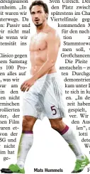  ??  ?? Mats Hummels