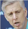  ??  ?? DOMBROWSKI: Would like to be allowed to trade draft picks.