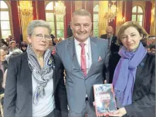  ??  ?? Geneviève Darrieusse­cq , Gabriel Pichon, Françoise Parly