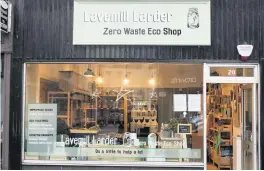  ??  ?? Success story The Lavemill Larder shop in Troon, which opened last year