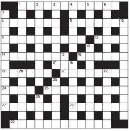  ?? NO 15,635 ?? PRIZES of £20 will be awarded to the senders of the first three correct solutions checked. Solutions to: Daily Mail Prize Crossword No. 15,635, PO BOX 3451, Norwich, NR7 7NR. Entries may be submitted by second-class post. Envelopes must be postmarked...