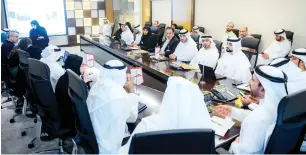  ?? Supplied photo ?? Customers Council of the RTA meet after a live chat session with commuters. —