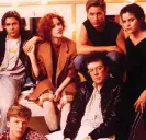  ?? Collection/Rex Features ?? Director John Hughes with the cast of The Breakfast Club, 1985. Photograph: Everett