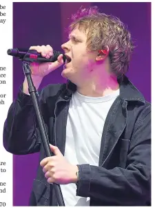  ??  ?? Lewis Capaldi is featured in the Shout! exhibition