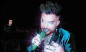  ?? Photograph: Rolling Live ?? The closest thing to a living Ziggy ... Adam Lambert, performing with Mike Garson in A Bowie Celebratio­n.