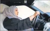  ?? AFP ?? A woman driving in Jeddah on Wednesday. Saudi Arabia will allow women to drive from next June, state media said.