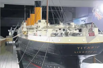  ?? TORRES N. / ACN ?? La reproducci­ón de Titanic muestra hasta el último detalle del interior del buque