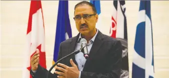  ?? DAVID BLOOM ?? Natural Resources Minister Amarjeet Sohi made his funding announceme­nt on Thursday.