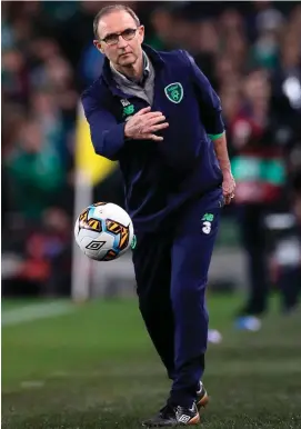  ??  ?? Martin O’Neill is facing a public backlash after Ireland’s play-off defeat