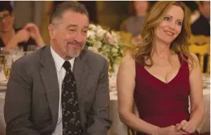  ?? (Sony Pictures Classics) ?? STAND UP guy: Robert De Niro and Leslie Mann in ‘The Comedian.’