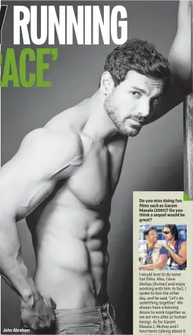  ?? PHOTO: DABBOO RATNANI ?? John Abraham