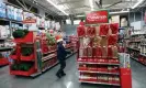  ?? Photograph: Kamil Krzaczyńsk­i/ Reuters ?? An employee checks on a Christmas display at a Walmart store in Chicago, Illinois, in 2016.