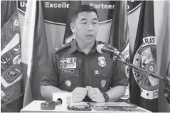  ?? ?? Police Brigadier General Jack Wanky, director of the Police Regional Office 6, ordered all city and provincial police directors to wipe out illegal gambling, especially the “bookies.”
