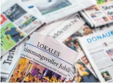  ?? FOTO: DPA ?? Lokales wird immer wichtiger im deutschen Zeitungsma­rkt.