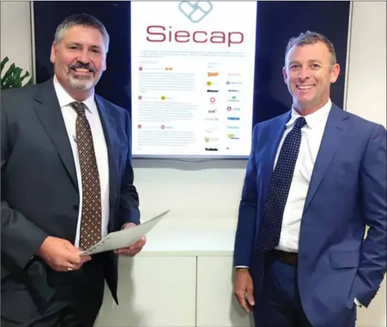  ?? Image: Siecap. ?? Siecap's energy division has welcomed John Henderson (left) and Matt Cooper (right) on board.