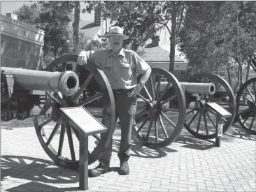  ??  ?? Chickamaug­a National Military Park historian Jim Ogden is a wealth of knowledge about Civil War and local history. (Catoosa News photo/Tamara Wolk)