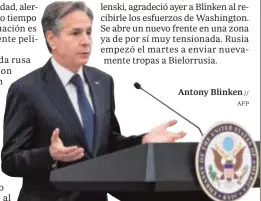  ?? // AFP ?? Antony Blinken