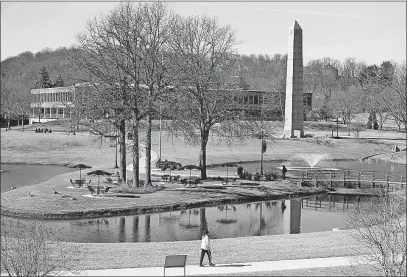  ?? [JOSHUA A. BICKEL/DISPATCH] ?? The majority of freshmen at Ohio State University’s Newark campus come from Franklin County; until two years ago, Licking County had been the top source of students. The widening of Route 161 between Columbus and Granville in the mid-2000s eased the...