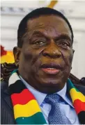  ??  ?? President Mnangagwa