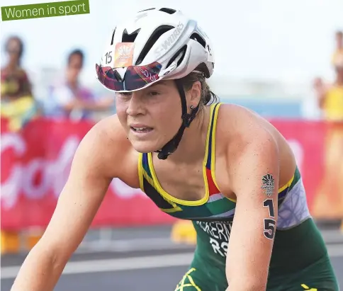  ??  ?? FOCUSED. Simone Ackermann is targeting a medal at the Olympics in Tokyo this year.