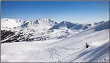  ?? CASEY DAY — PROVIDED BY LOVELAND SKI AREA ?? Loveland ski area, shown, plans to close on May 12 and is one of four areas planning to offer skiing and riding in May.