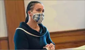  ?? Lori Van Buren / Times Union ?? Charges were dismissed against activist Jamaica Miles on Jan. 24 by Saratoga Springs City Court Judge Francine Vero.