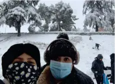  ?? CORTESÍA ?? Giannina y Ángela han disfrutado la nieve.