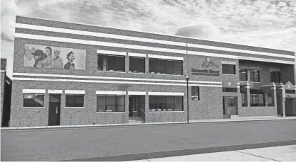  ?? SUBMITTED ?? A design rendering of the planned expansion of Sixteenth Street Community Health Centers’ flagship clinic at 1032 S. Chavez Drive on Milwaukee’s near south side. Health center officials hope constructi­on will be completed by fall of next year.