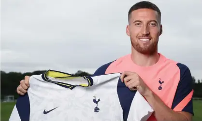  ??  ?? Matt Doherty has joined Tottenham having spent the past 10 years at Wolves. Photograph: Tottenham Hotspur FC/Getty Images