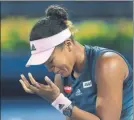  ?? FOTO: AP ?? Lamentos en pista de Naomi Osaka