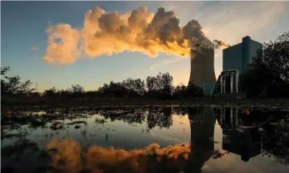  ?? Friedemann Vogel/EPA ?? ‘At current global emissions rates, the carbon budget that we have left if we are to stay under 1.5°C will be depleted in six years.’ Photograph: