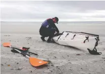  ?? MARIA FRANCISCA MATOS/THE WASHINGTON POST ?? A foldable kayak will make a portable craft even more convenient for some trips.