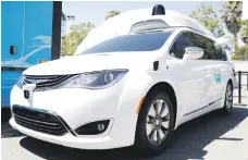  ?? Reuters ?? A self-driving car in California. The RTA in Dubai has said that such vehicles will be seen on the city’s streets in the near future