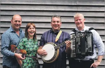  ?? ?? The Glenfinnan Ceilidh Band were the house band for the Hogmanay show on BBC Alba.