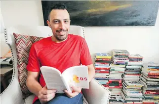  ?? JOHN MAHONEY ?? “My impulse was to go as far away from Niko as I could while still being in the same thematic realm,” Dimitri Nasrallah says of his new novel, The Bleeds.