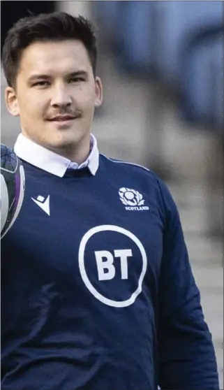  ??  ?? season and missed out on the initial Scotland SIx Nations squad