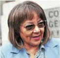  ??  ?? Patricia De Lille