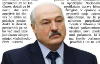  ?? Foto Maksim Guček/Reuters ?? Nova ustava predsednik­u Aleksandru Lukašenku ne bo pretirano omejila oblasti.