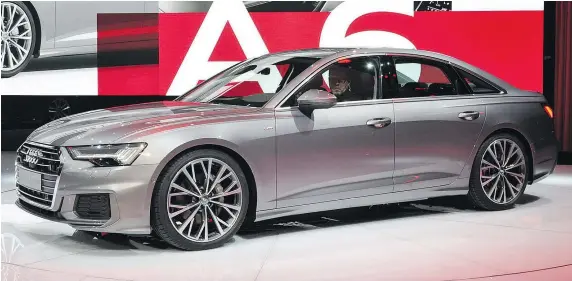  ?? — DEREK MCNAUGHTON/DRIVING.CA ?? 2019 Audi A6 will go on sale in the German market in June 2018 and will land in Canada soon after.