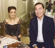  ??  ?? Ingrid Sala Santamaria and Rogelio Singson.