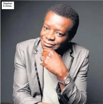  ??  ?? Stephen K Amos