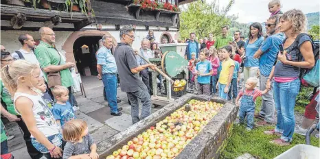  ?? FOTO: FREILICHTM­USEUM VOGTSBAUER­NHOF ?? Informatio­nen rund um den Apfel erwarten die Besucher des Vogtsbauer­nhofs am Sonntag, 9. September.