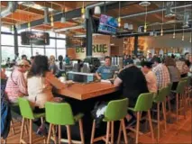  ?? SUSAN GREENSPON — MAIN LINE MEDIA NEWS ?? This is the bar area of the new True Food Kitchen in King of Prussia.