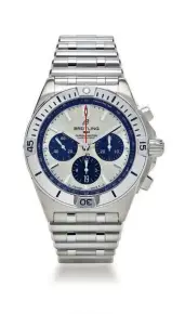  ??  ?? BREITLING Chronomat B01 automatic chronograp­h / € 7,900