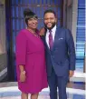  ??  ?? Doris and Anthony Anderson host “To Tell the Truth”