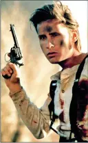  ??  ?? LEGEND: Emilio Estevez plays Billy the Kid in the 1988 film Young Guns