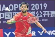  ?? AFP ?? ■ Sai Praneeth lost to Anthony Sinisuka Ginting on Friday.