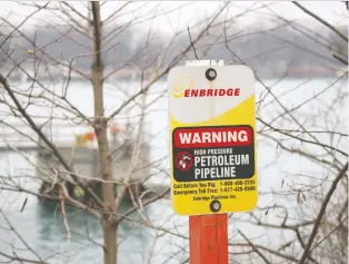  ?? PAUL MORDEN ?? A court hearing in the battle between Enbridge and the state of Michigan is scheduled for Tuesday and analysts say if the key Line 5 doesn’t restart then there could be supply shortages and price spikes in southern Ontario and potentiall­y Quebec shortly thereafter.