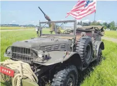  ?? FOTO: PRIVAT ?? Solche Command Cars der US-Armee werden bei dem Treffen am Mengener Flughafen zu sehen sein.